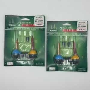 Foremost 12V Mini Bubble Light Replacement Bulbs Style 7920 Taiwan (lot of 2)